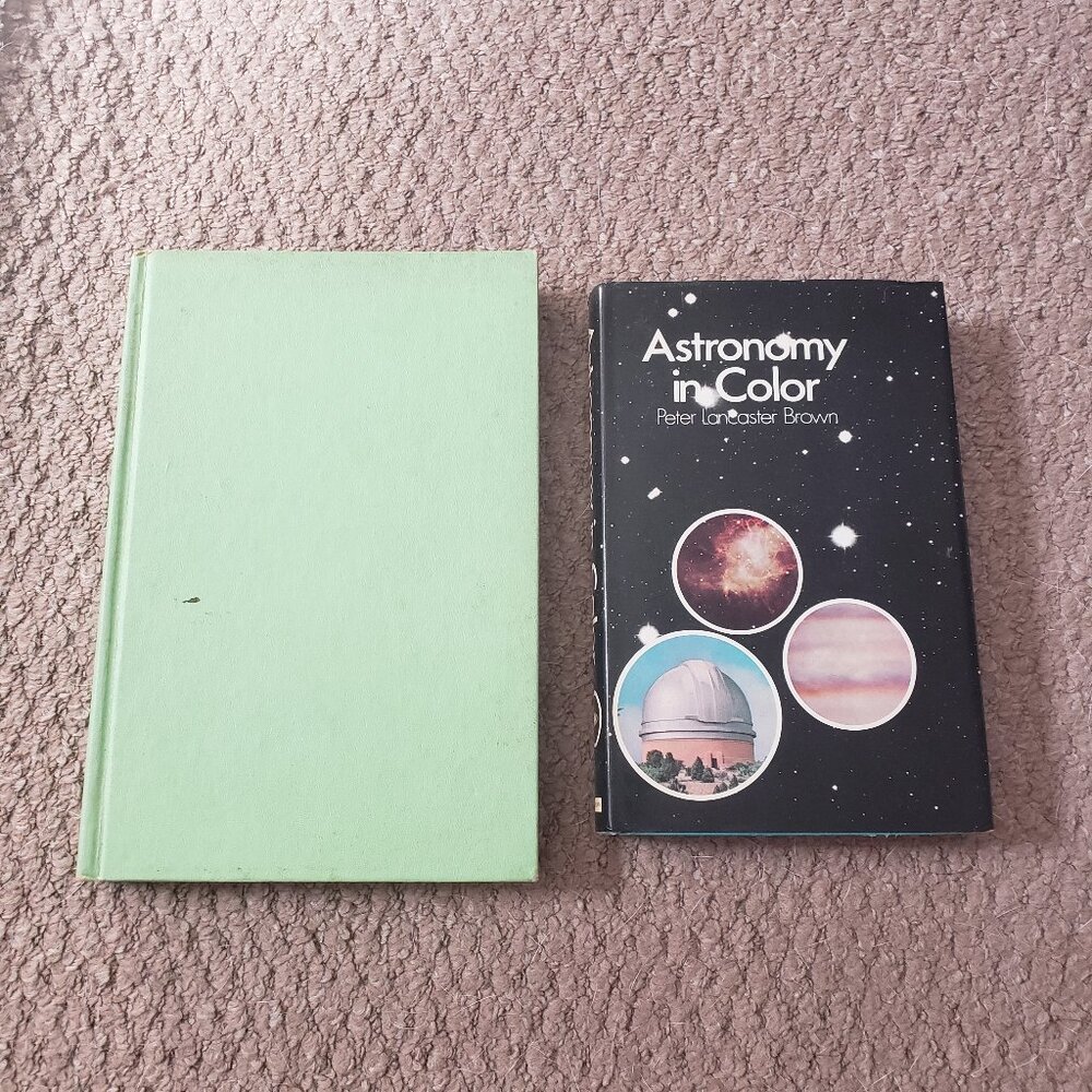 Vintage Sci-fi Space themed book set Astronomy